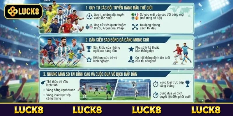 Những yếu tố tạo nên sức hút World Cup 2026